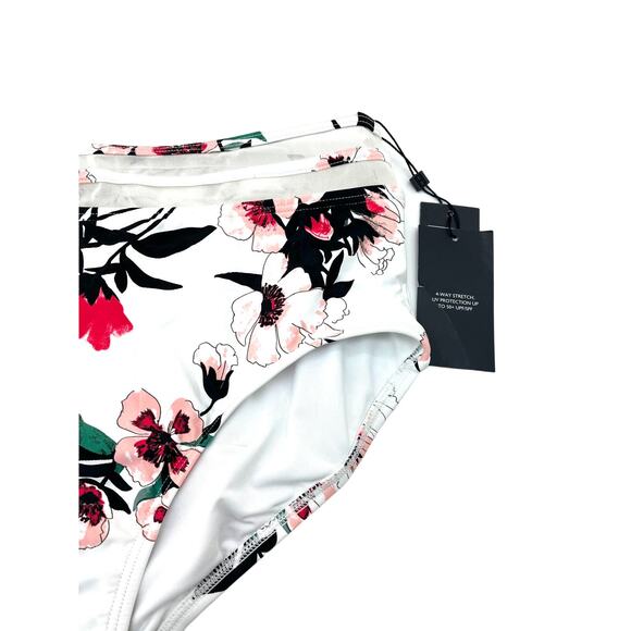 Tommy Hilfiger Women's Mesh Edge Floral Print Swim Bikini Bottoms XL NEW - Picture 4 of 6